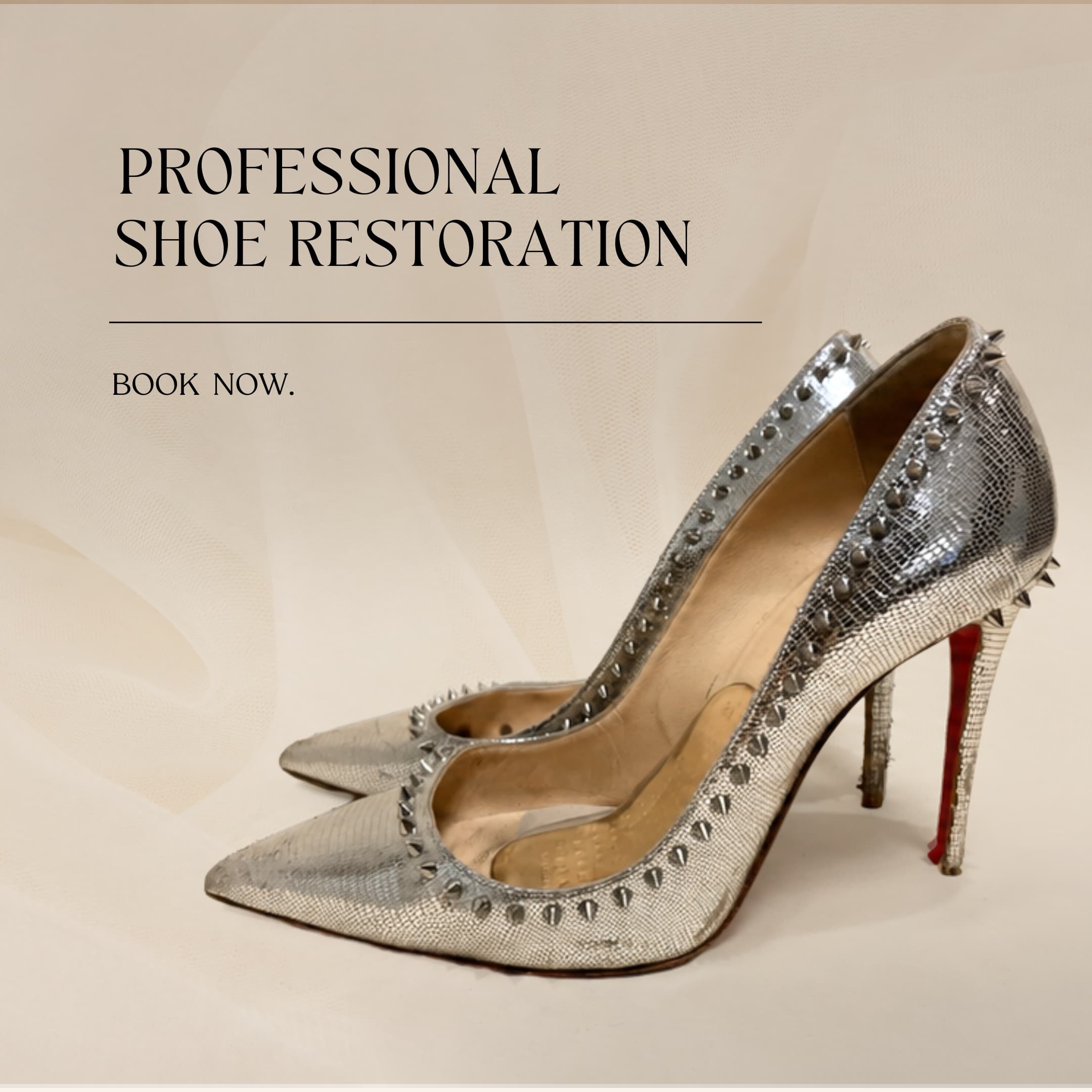 Professional luxury shoe restoration