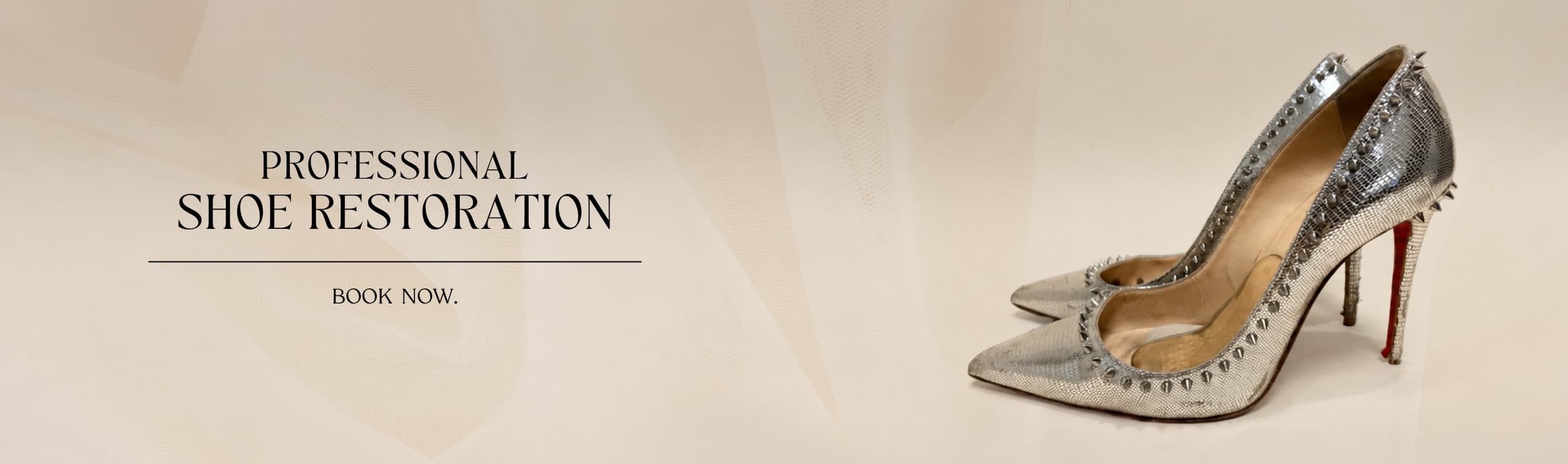 Professional luxury shoe restoration